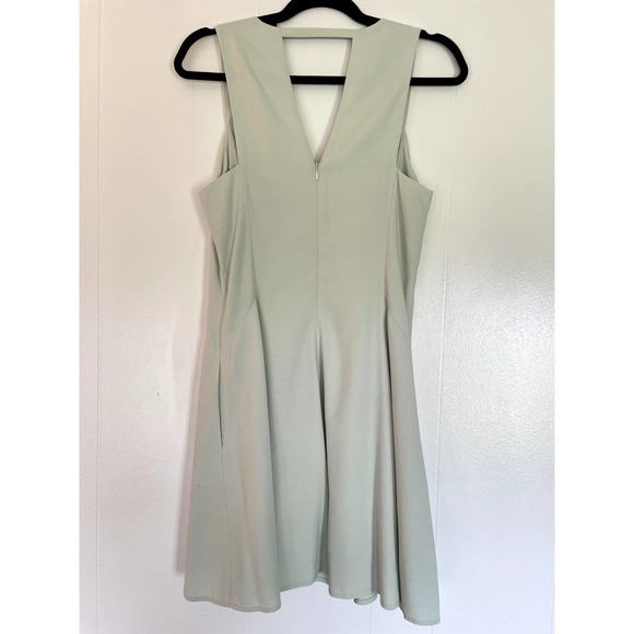 ARMANI Exchange Sleeveless V-Neck Summer Dress Green Size 8 - Picture 2 of 3